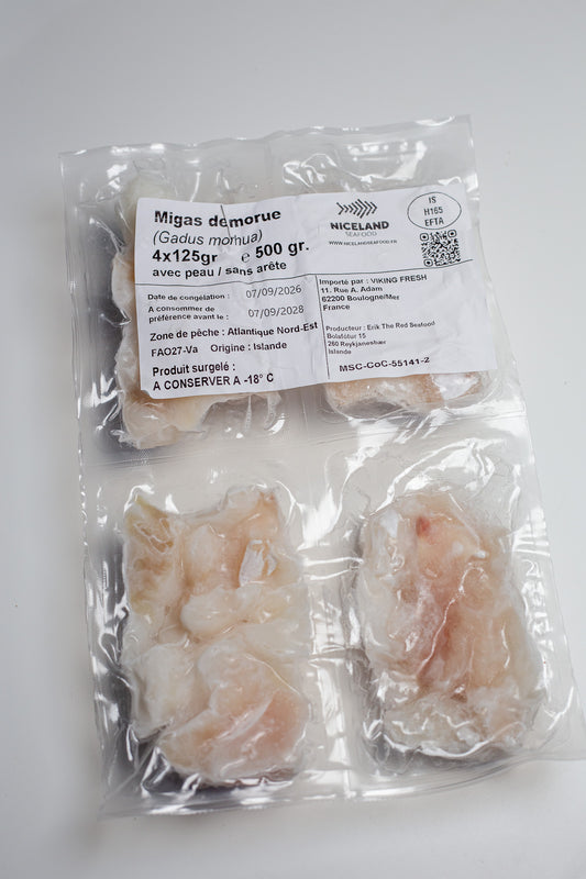 Effiloché de morue légèrement salée (bacalao), surgelé – vue 2
