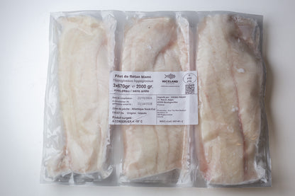 Filet de flétan - congelé