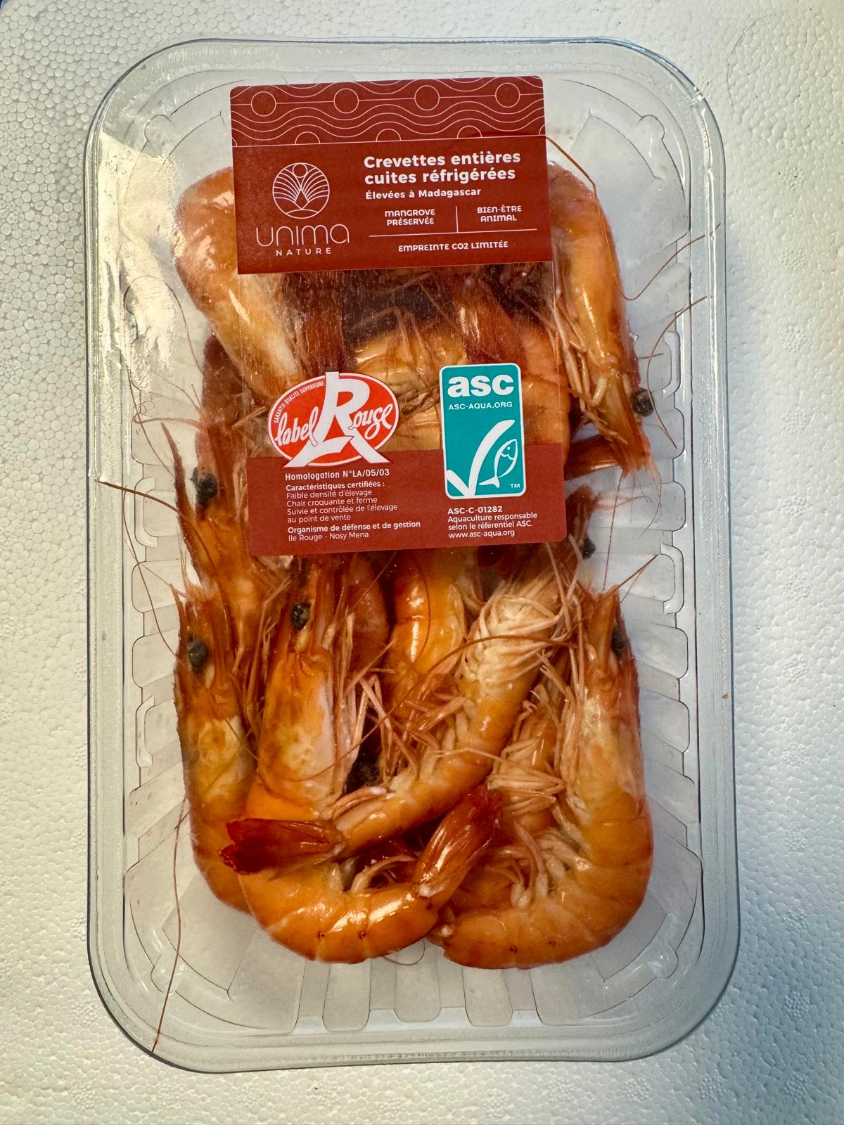 Shrimp (Penaeus monodon) Label Rouge 40-60